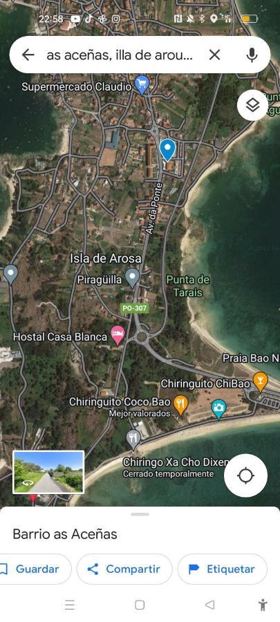 Hostal Casablanca A Illa de Arousa Exterior foto